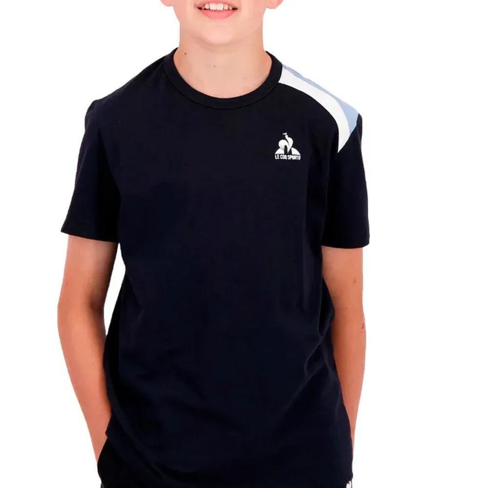 Boys' Le Coq Sportif Graphic Black T-Shirt