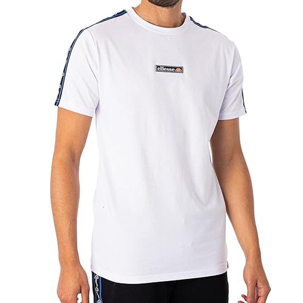 Camiseta Ellesse Onix Blanca y Azul Marino para Hombre 2/3