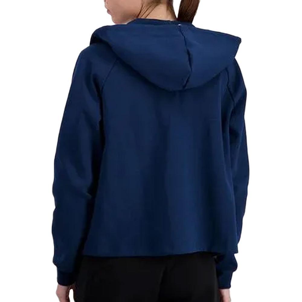 Felpa con Cappuccio Zip Donna Le Coq Sportif Blu 3/4