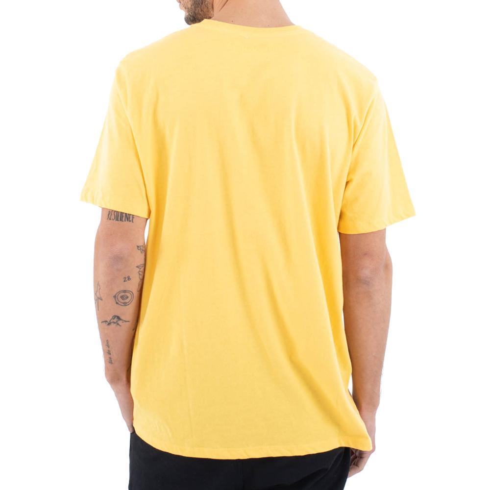 Hurley Rolling Hills Geel T-shirt voor Heren 3/3