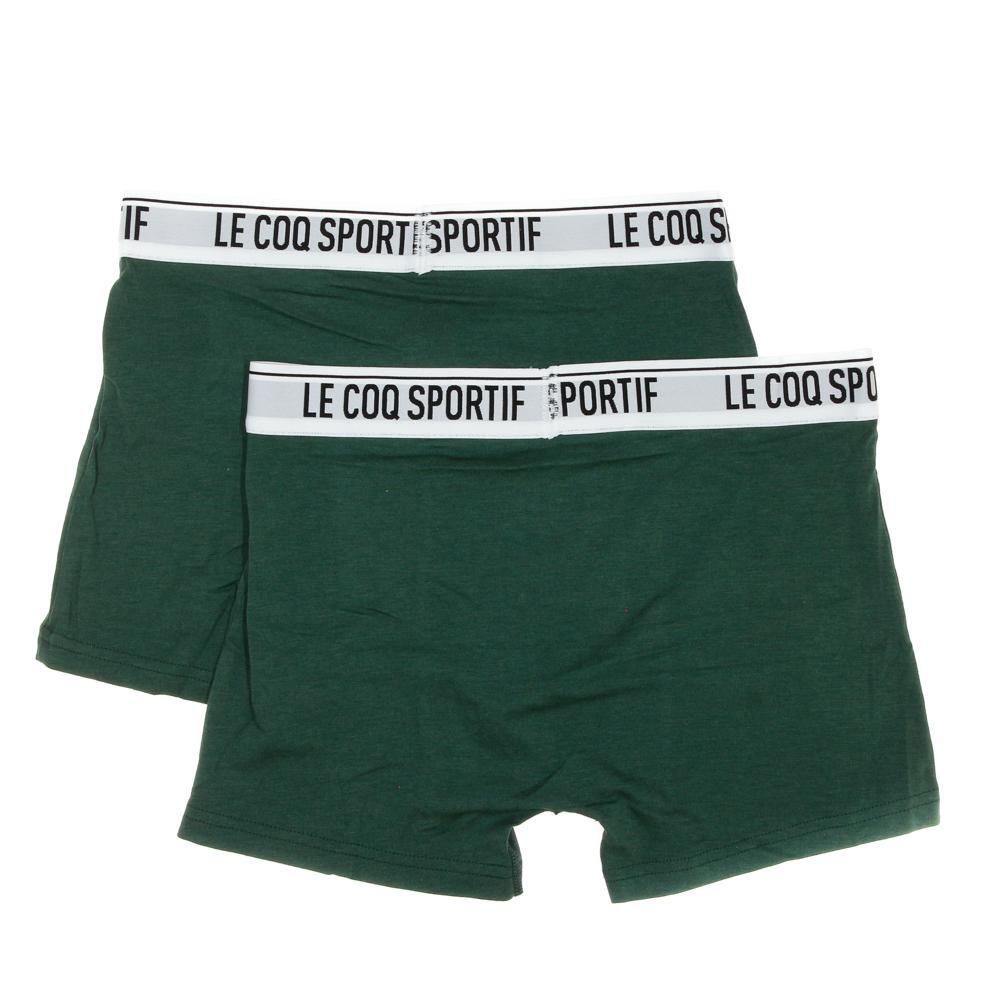 Pack 2 Bóxers Verdes de Hombre Le Coq Sportif Camuset Sport 3/3