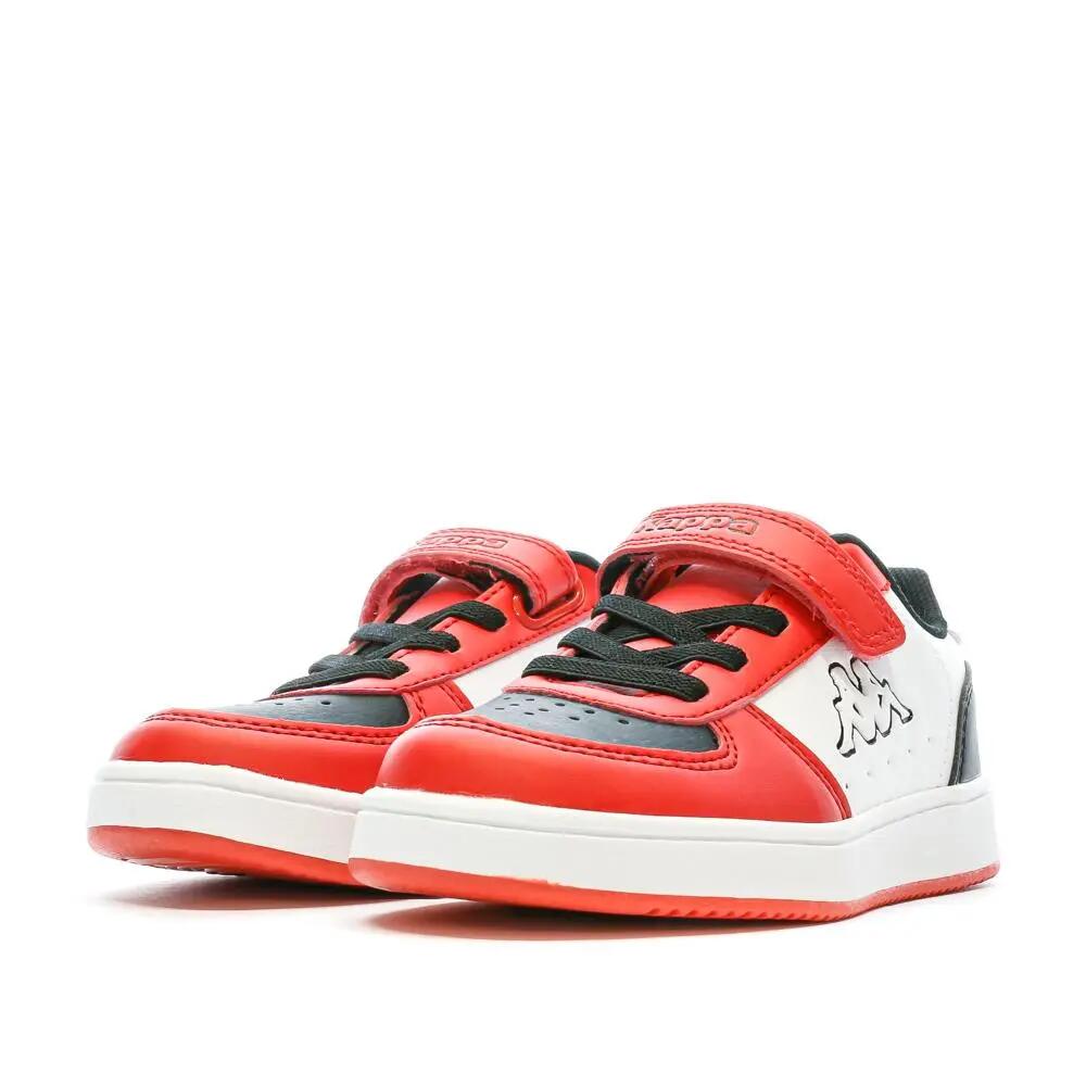 Boys' Kappa Malone White/Red Trainers 7/7