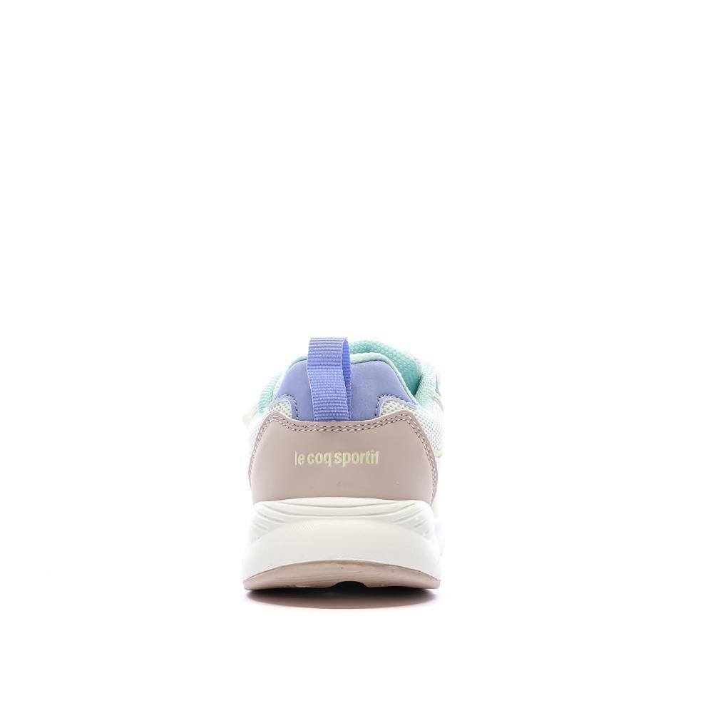 Le Coq Sportif LSC Runner Sneaker für Mädchen - Weiß/Grün/Gelb 4/7