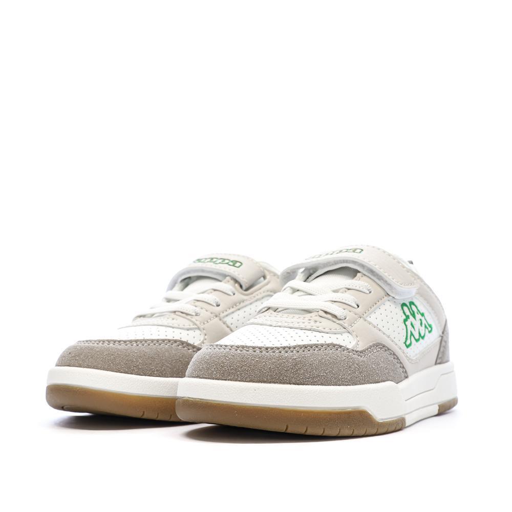 Baskets enfant Manis Ev blanc, beige, vert 7/7