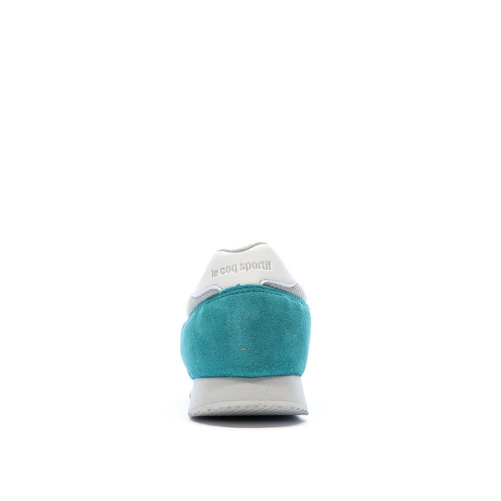 Zapatillas Le Coq Sportif Alpha para Mujer Blancas y Turquesas 6/7