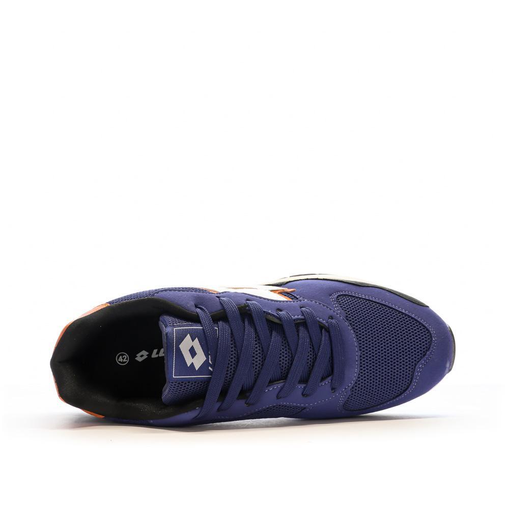 Zapatillas Lotto Twenty6 Hombre Azul Marino/Blancas/Naranjas 5/7