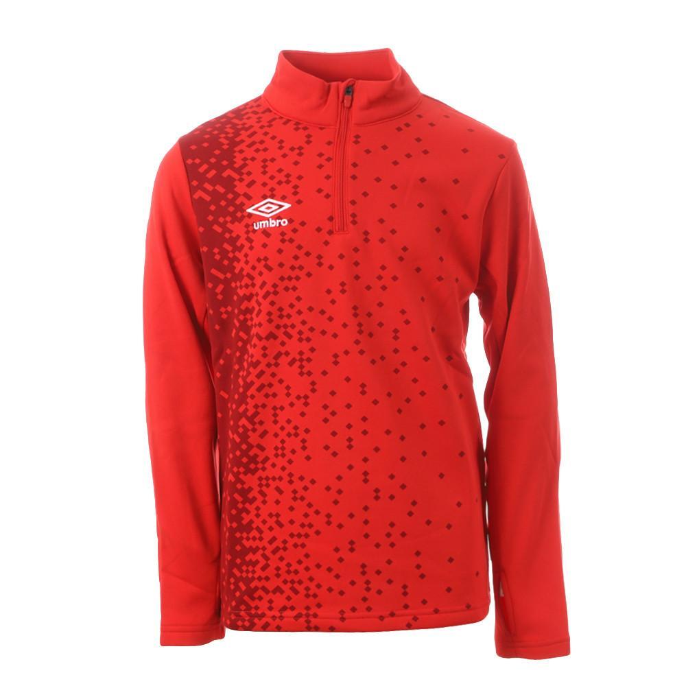 Umbro Kinder Sweatshirt 1/2 Zip Rot 570330 2/3