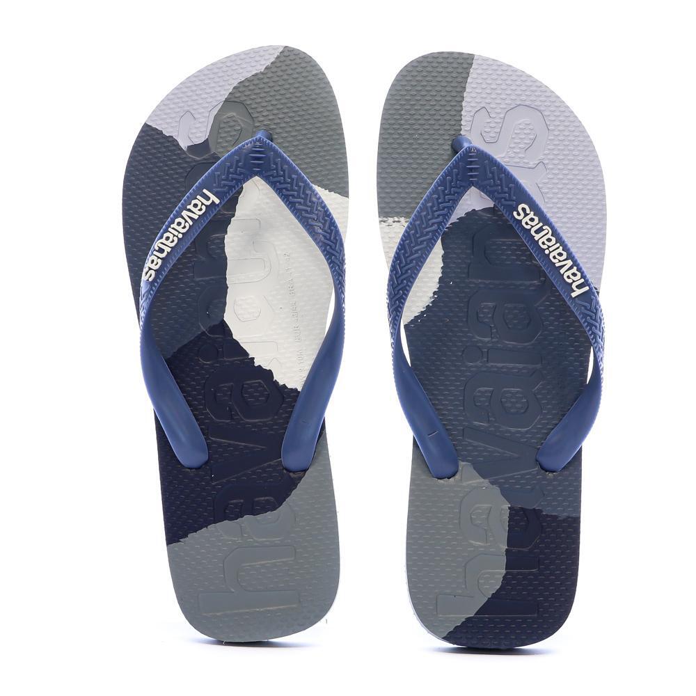 Chanclas Havaianas Logomania Azul Marino/Gris para Hombre 4/4