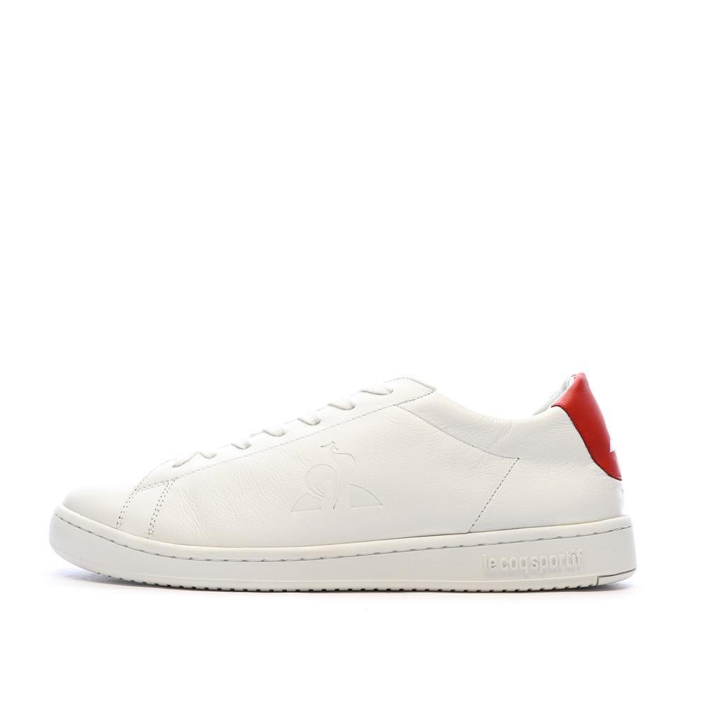 Baskets Blanches/rouge Homme Le Coq Sportif Phenix 2/7