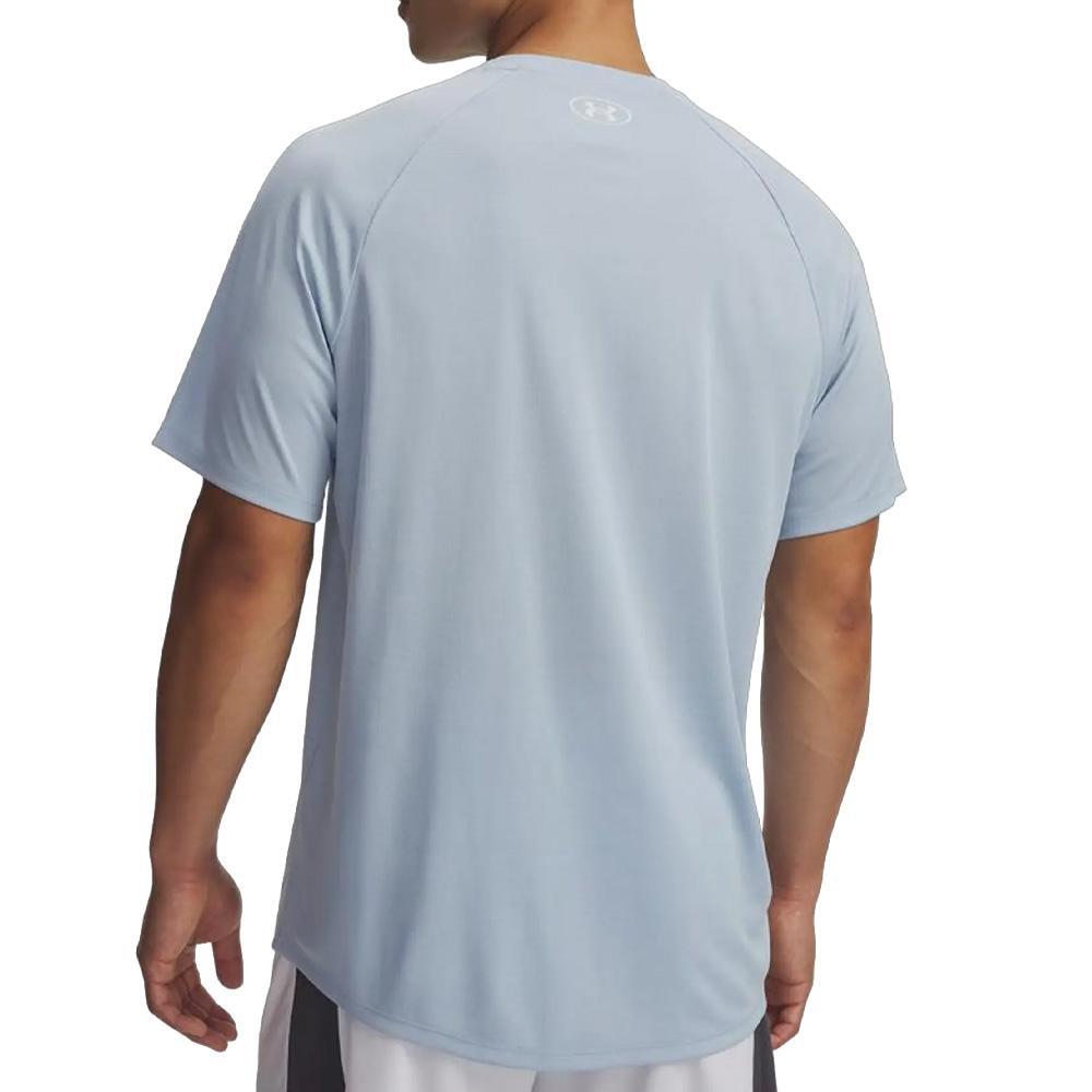 Camiseta deportiva azul Under Armour UA Tech para hombre 3/3