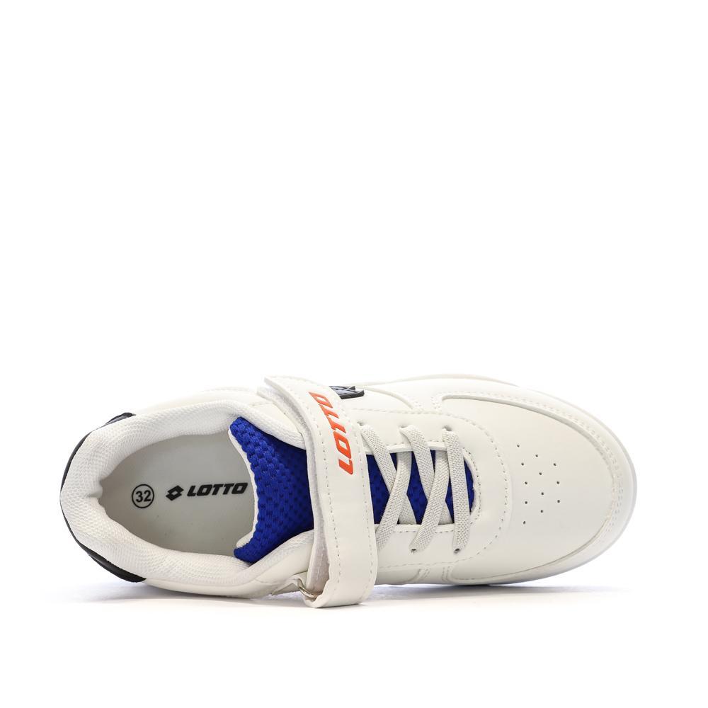Zapatillas Lotto Verona para niño - Blanco, Negro y Rojo 5/7