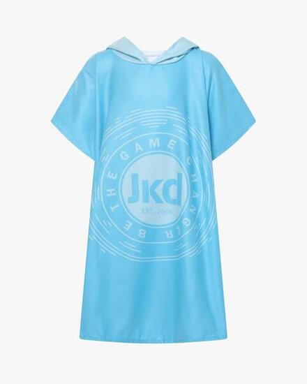 Peignoir bleu pour garçons et filles en matière synthétique pour l'éducation phy