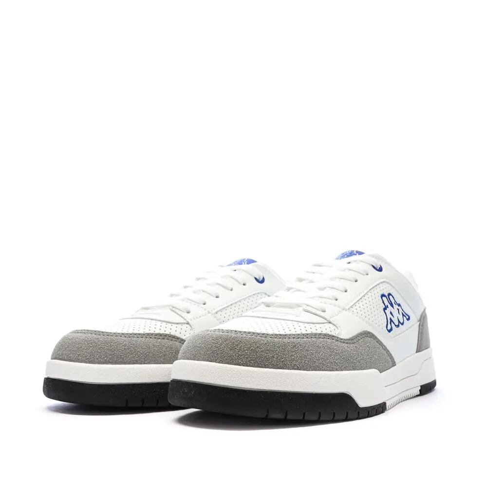 Kappa Manis Herren Weiss/Blaue Logo Schuhe 7/7