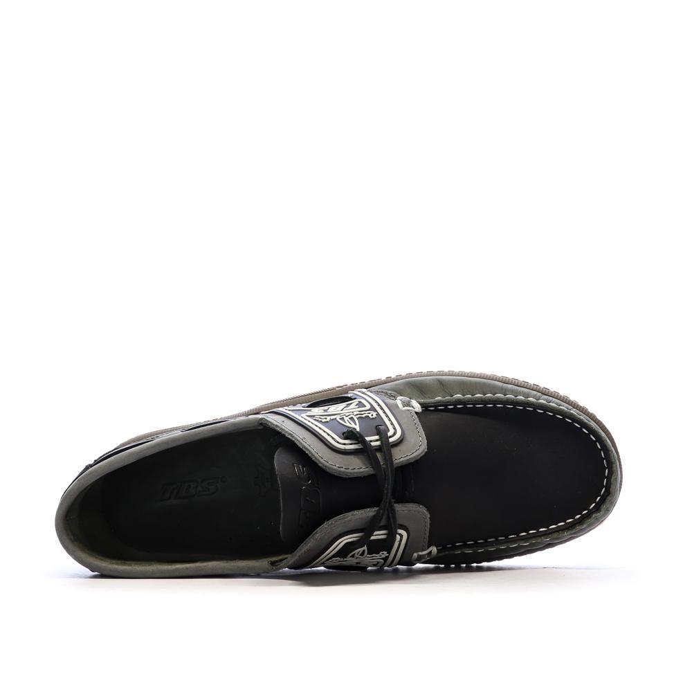TBS GLOBEK Herren Bootsschuhe Khaki/Schwarz 5/7