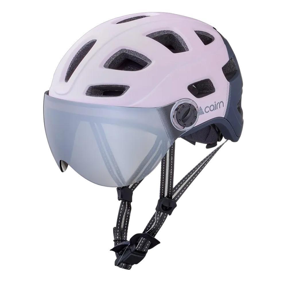 Cairn Quartz Visor Women's Cycling Helmet - Pink/Grey