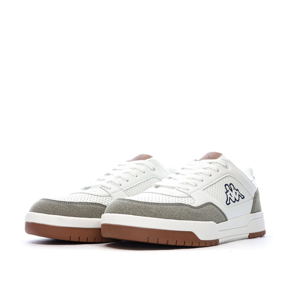 Zapatillas Kappa Manis Hombre Blancas/Taupe con Logo 7/7