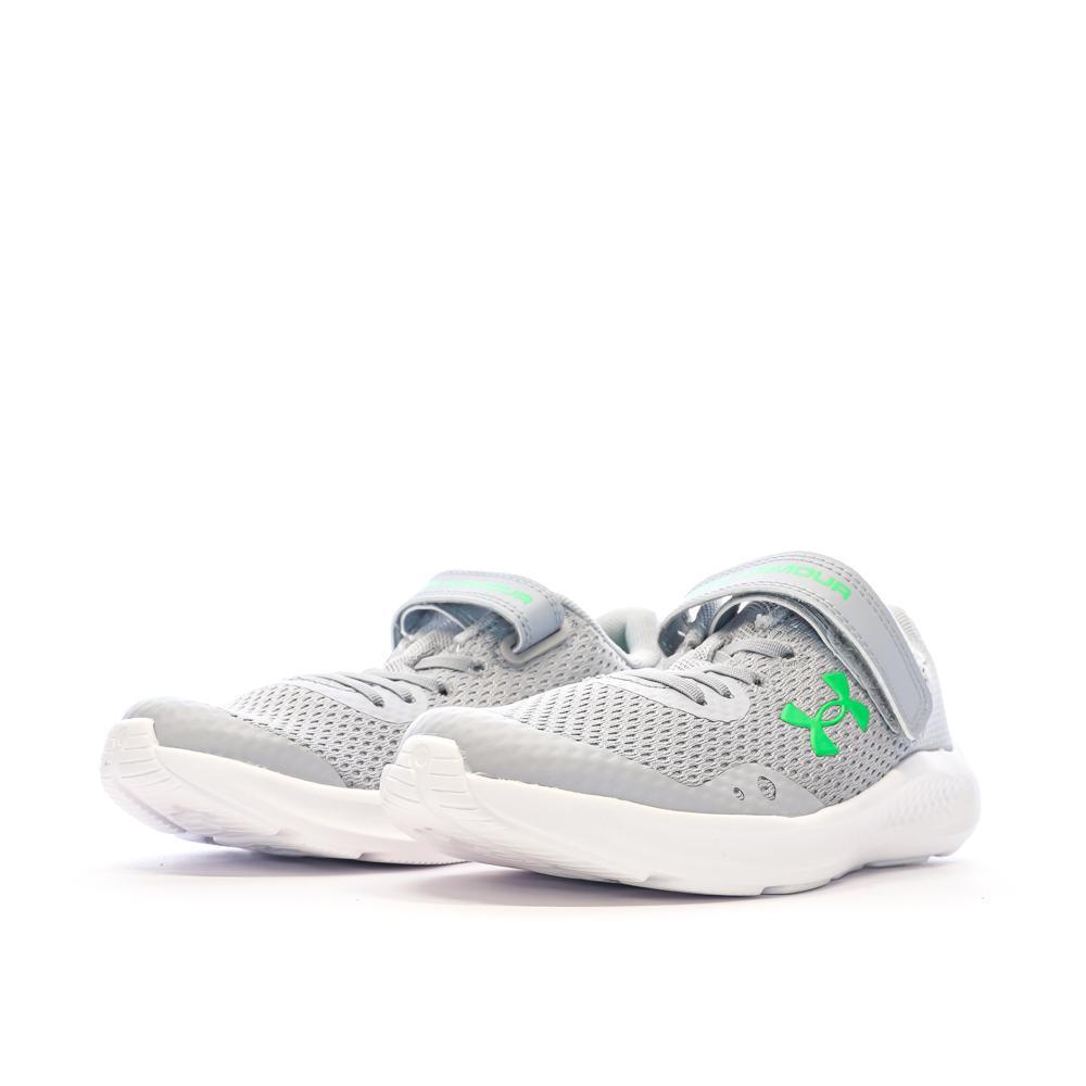 Zapatillas Grises Under Armour Bps Pursuit 3 AC para Niños 7/7