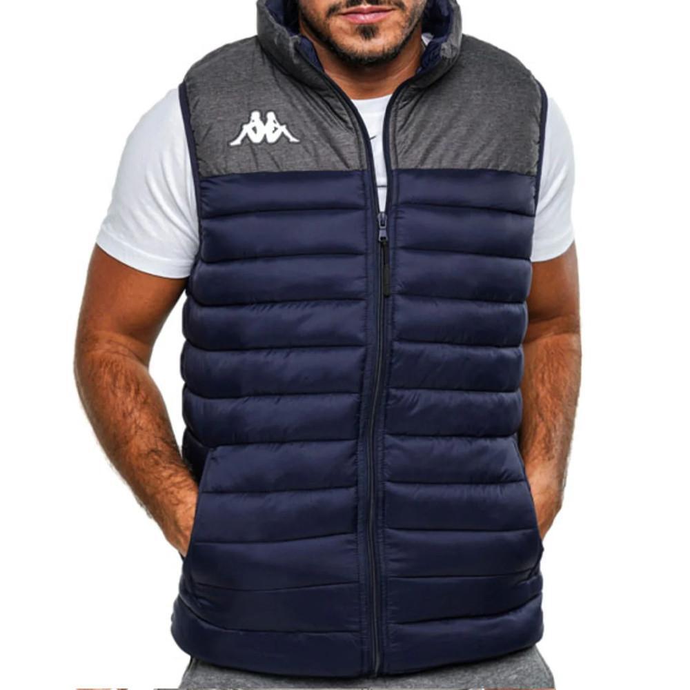 Kappa Dattilo Herren Steppweste Marine/Grau 2/3