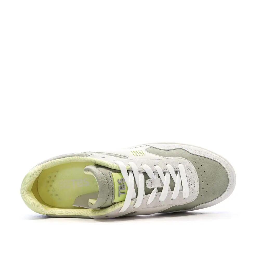 TBS ALMERIO Herren Sneaker Creme/Grün 5/7