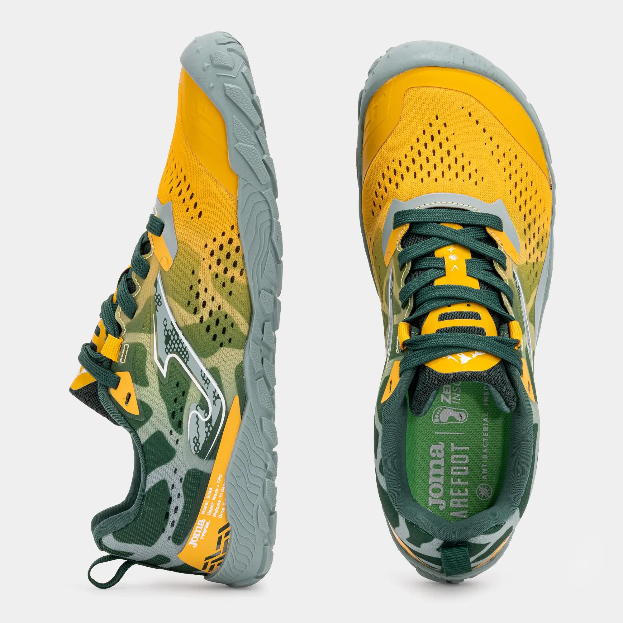 Sapatilhas Trail Criança Joma Sima Junior Barefoot 26 Laranja Açafrão 4/6