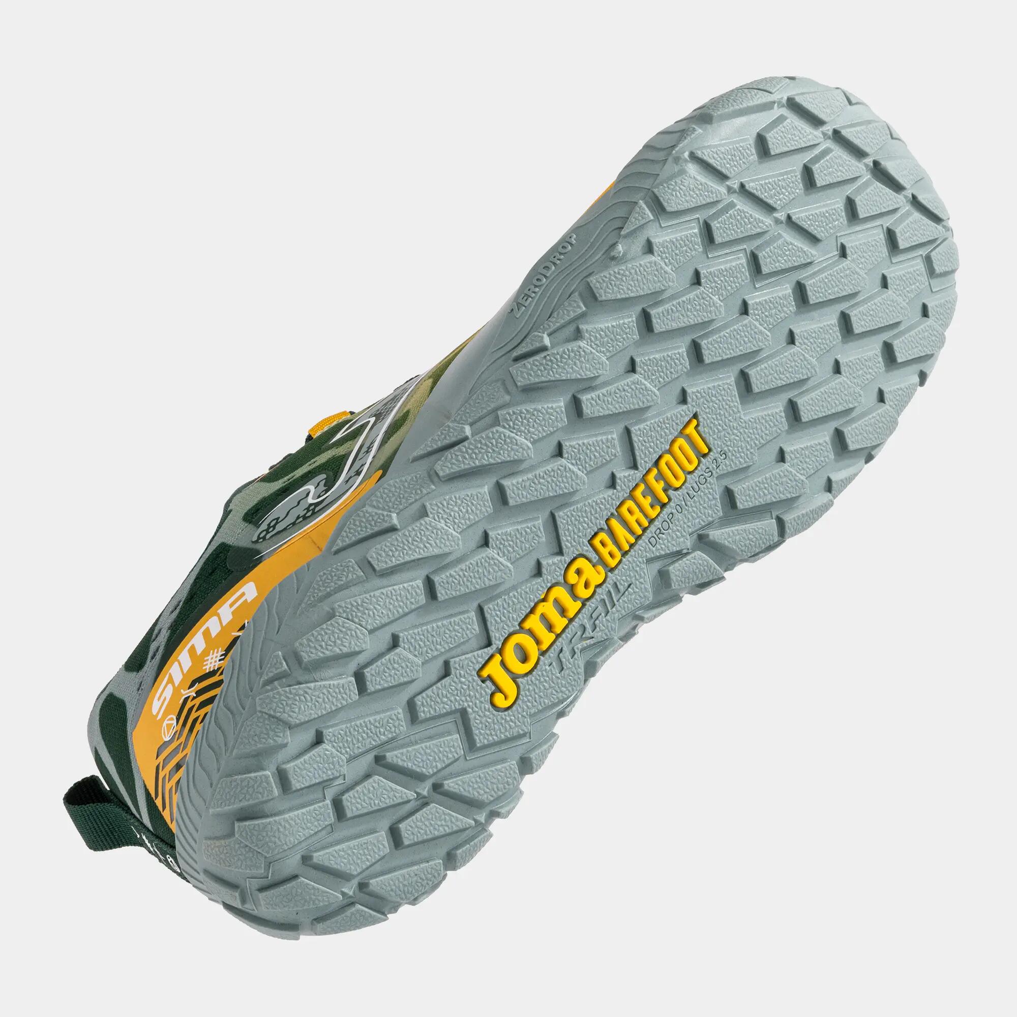 Zapatillas Trail Niños Joma Sima Junior Barefoot 26 Naranja Saffron 5/6