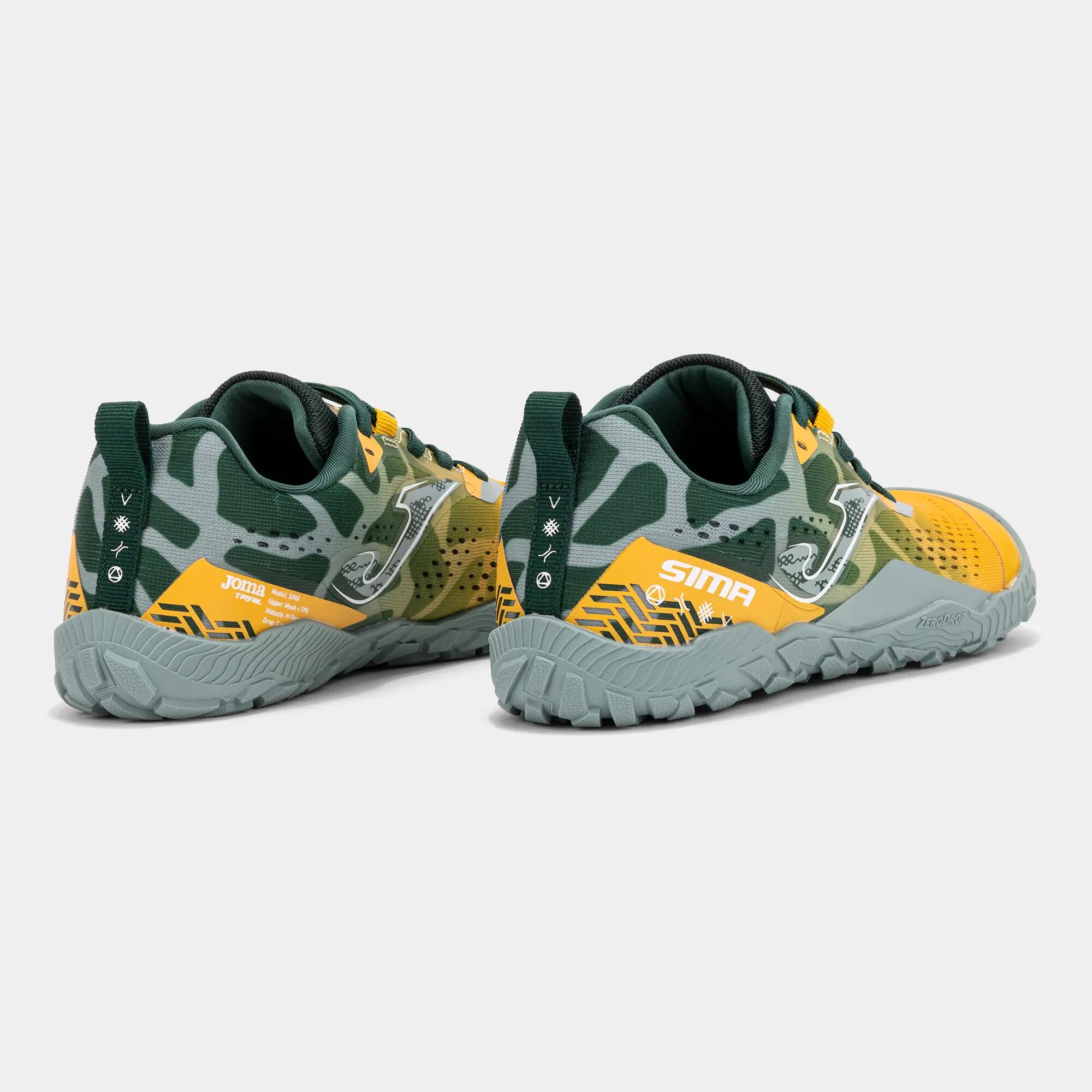 Zapatillas Trail Niños Joma Sima Junior Barefoot 26 Naranja Saffron 3/6