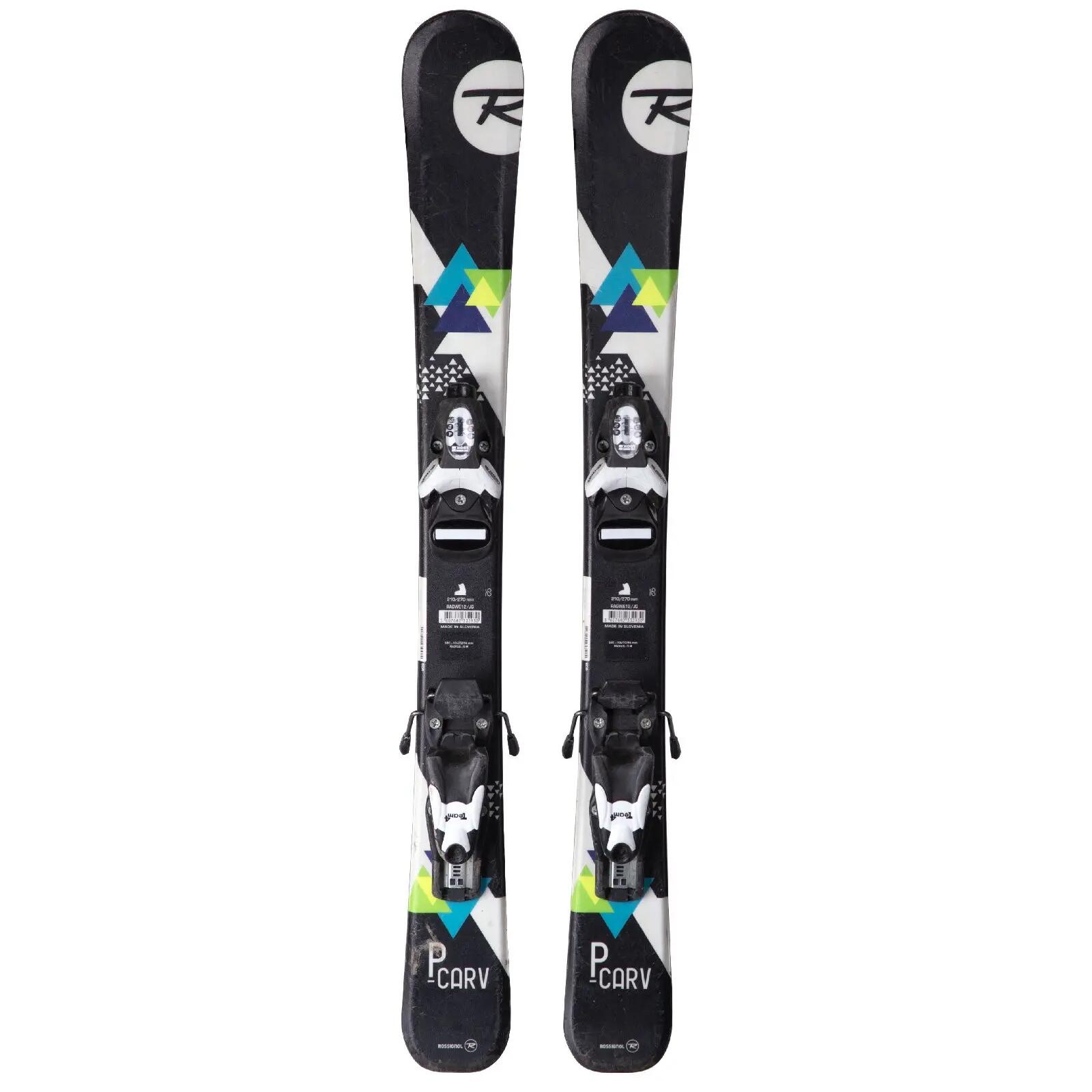 TWEEDEHANDS - Rossignol Terrain Girl Junior Gebruikte Ski + Bindingen 2/4