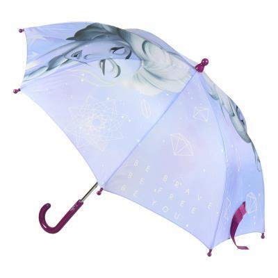 Disney Frozen Automatic Umbrella for Girls, Purple