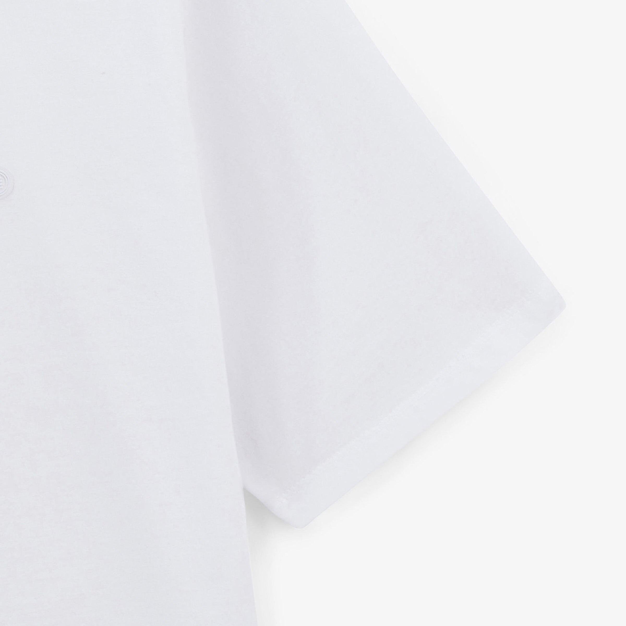 T-shirt de gola redonda Théo em algodão branco 4/5