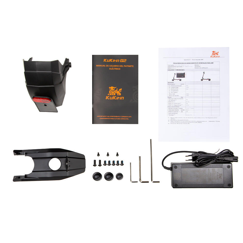 KuKirin G2 DGT elektrische step met groot bereik 25 km/h 13/13