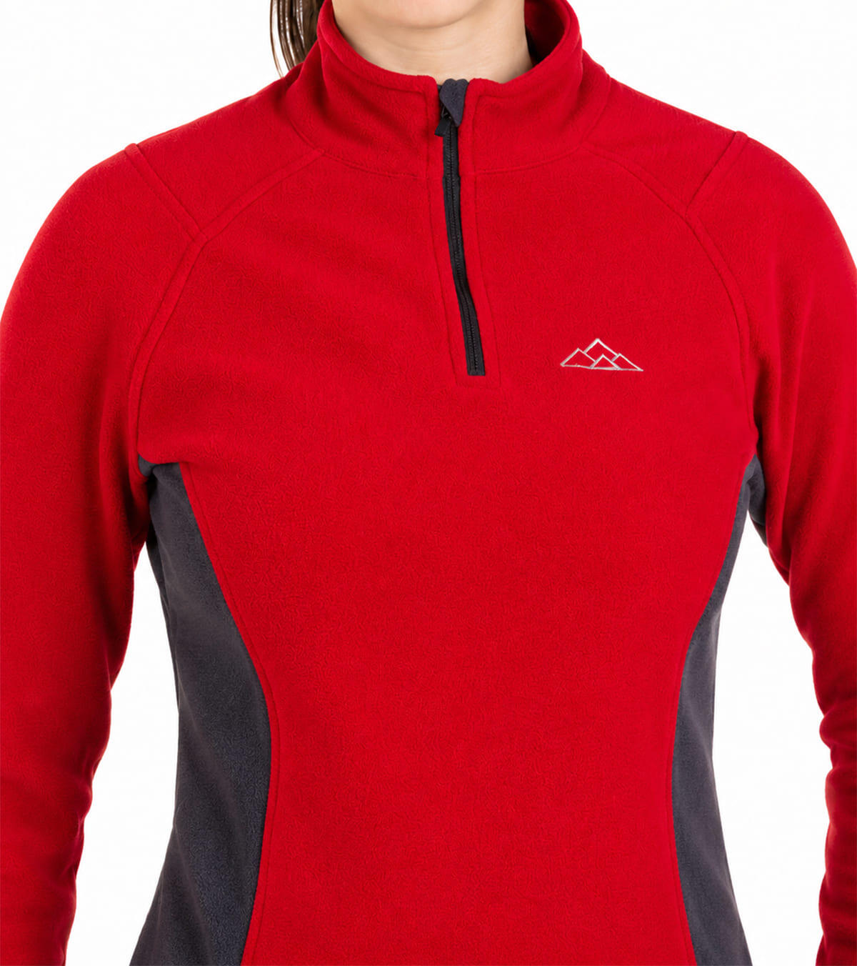 Casaco Polar Dune Alpinismo E Trekking Mulher Térmico E Transpirável Vermelho 5/6