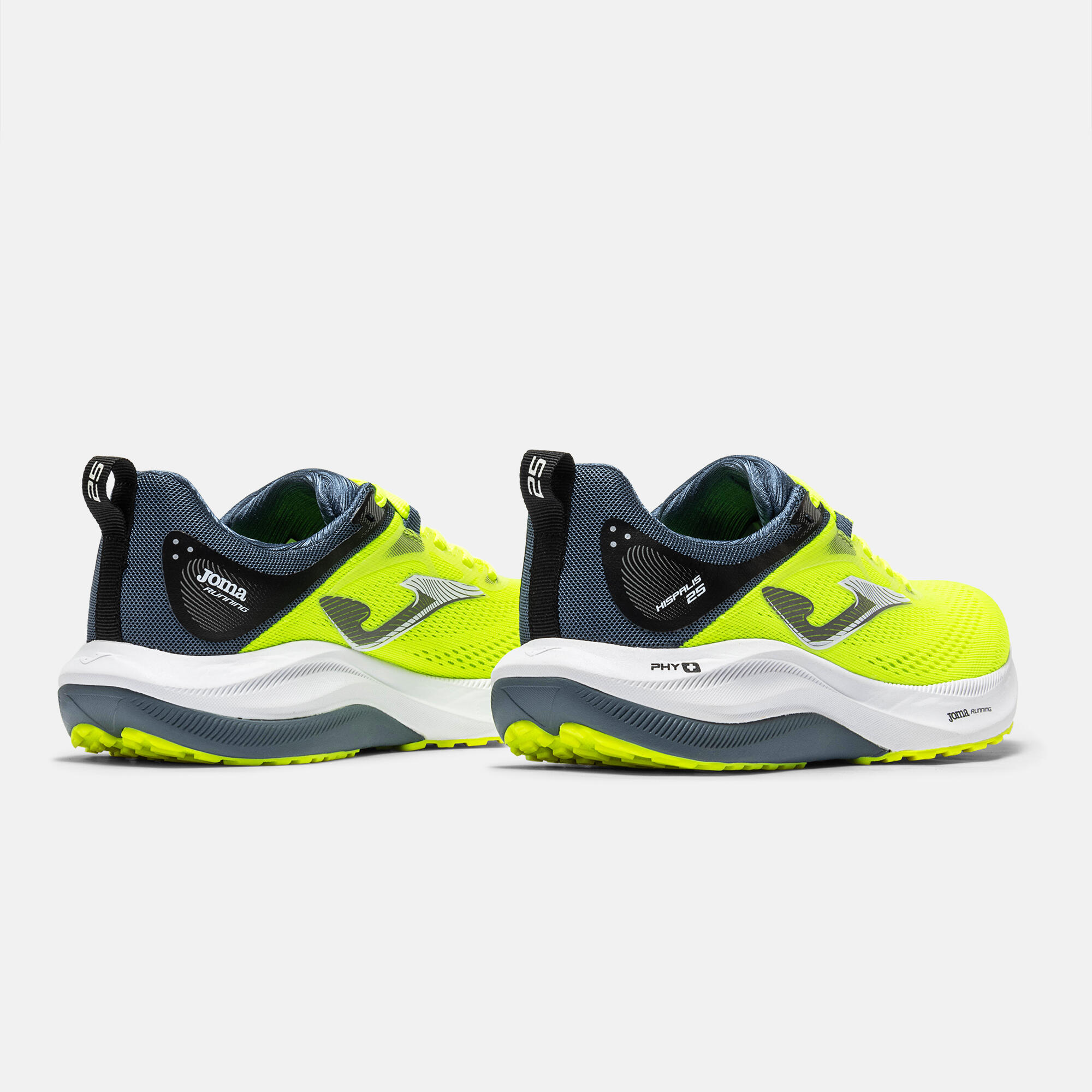 Zapatillas Running Hombre Joma Hispalis 26 Amarillo Flúor 3/5