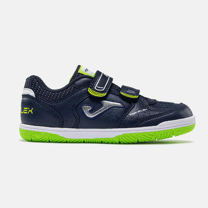 Zapatillas Fútbol Sala Niños Joma Top Flex Jr 26 IN Verde Flúor