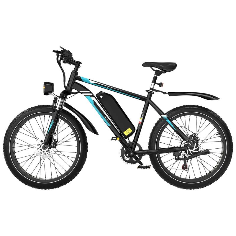 Bicicletă electrică fat bike 26x4.0 250W, baterie detașabilă 48V 15Ah