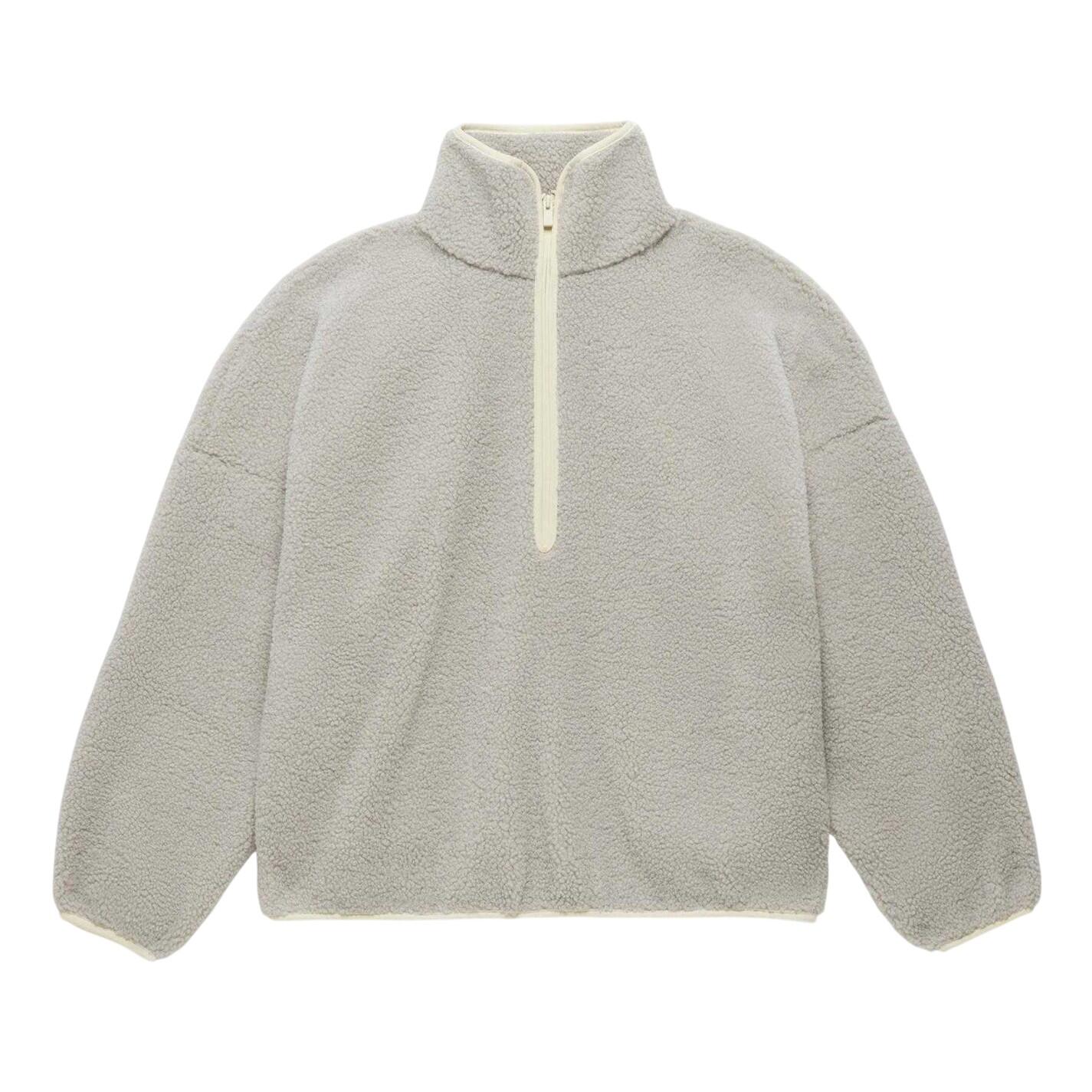 Adidas Mens Performance Half Zip Oversized Sweatshirt