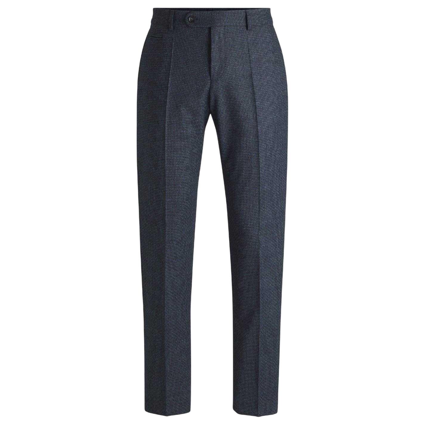 Boss Mens Houndstooth Straight Chinos