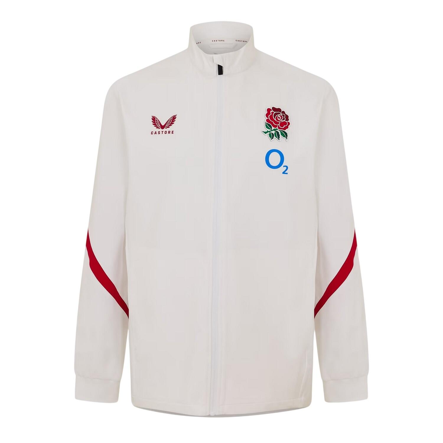 Castore Mens England Red Roses Anthem Jacket