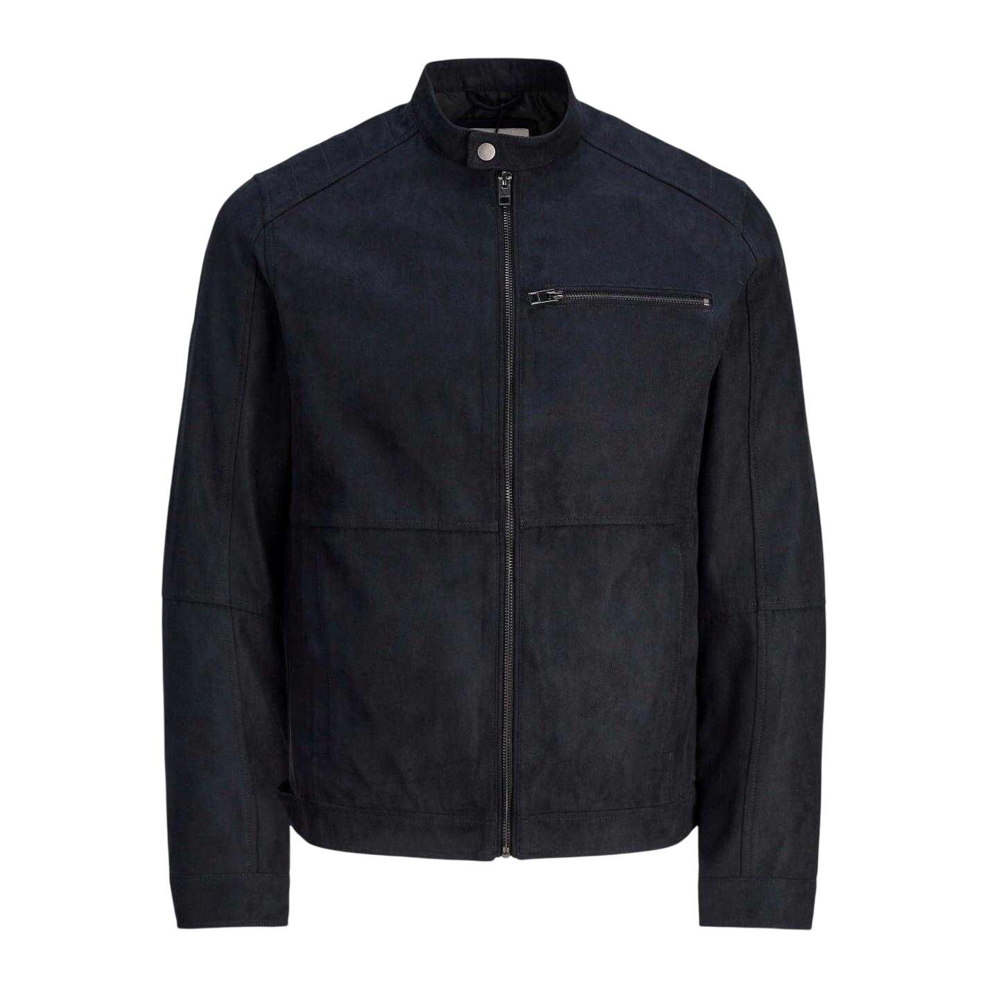 Jack And Jones Mens Faux Leather Biker Jacket