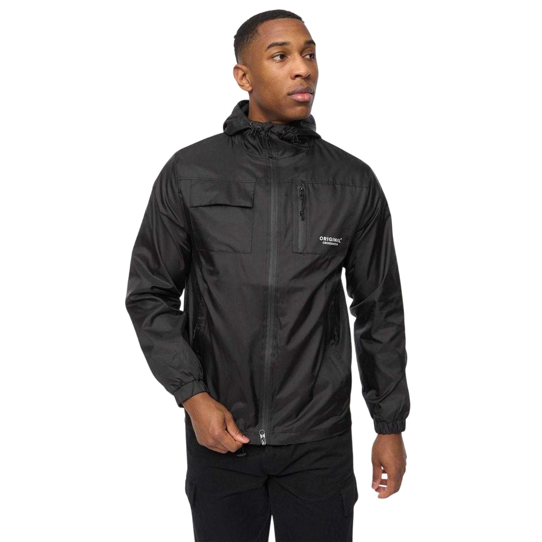Crosshatch Mens Logo Jacket