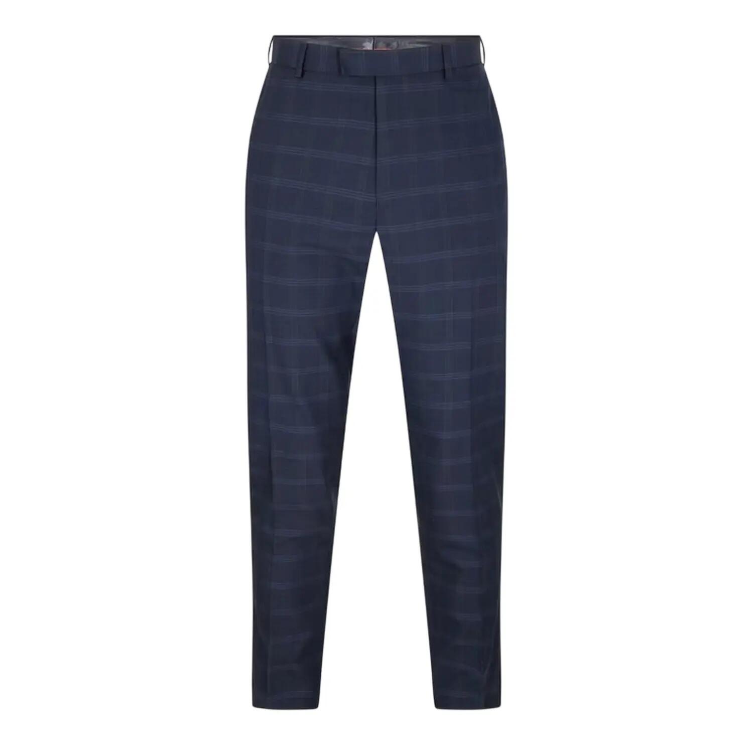 Ted Baker Mens Plaid Regular Trousers