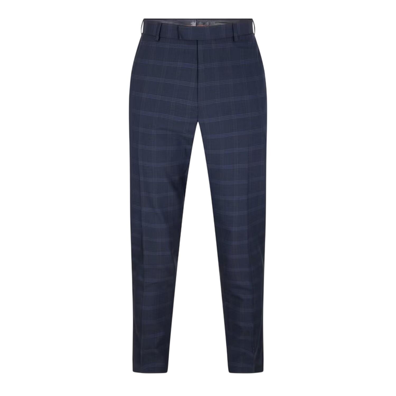 Ted Baker Mens Plaid Regular Trousers
