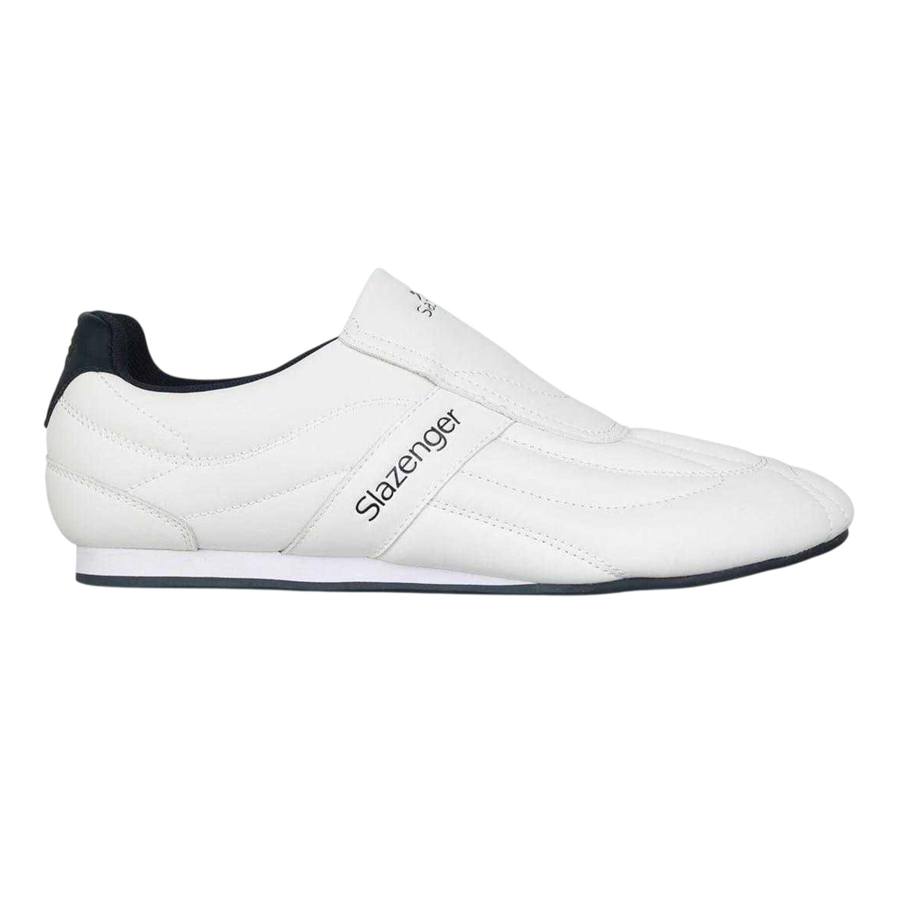 Slazenger Mens Warrior Leather Slip-on Trainers