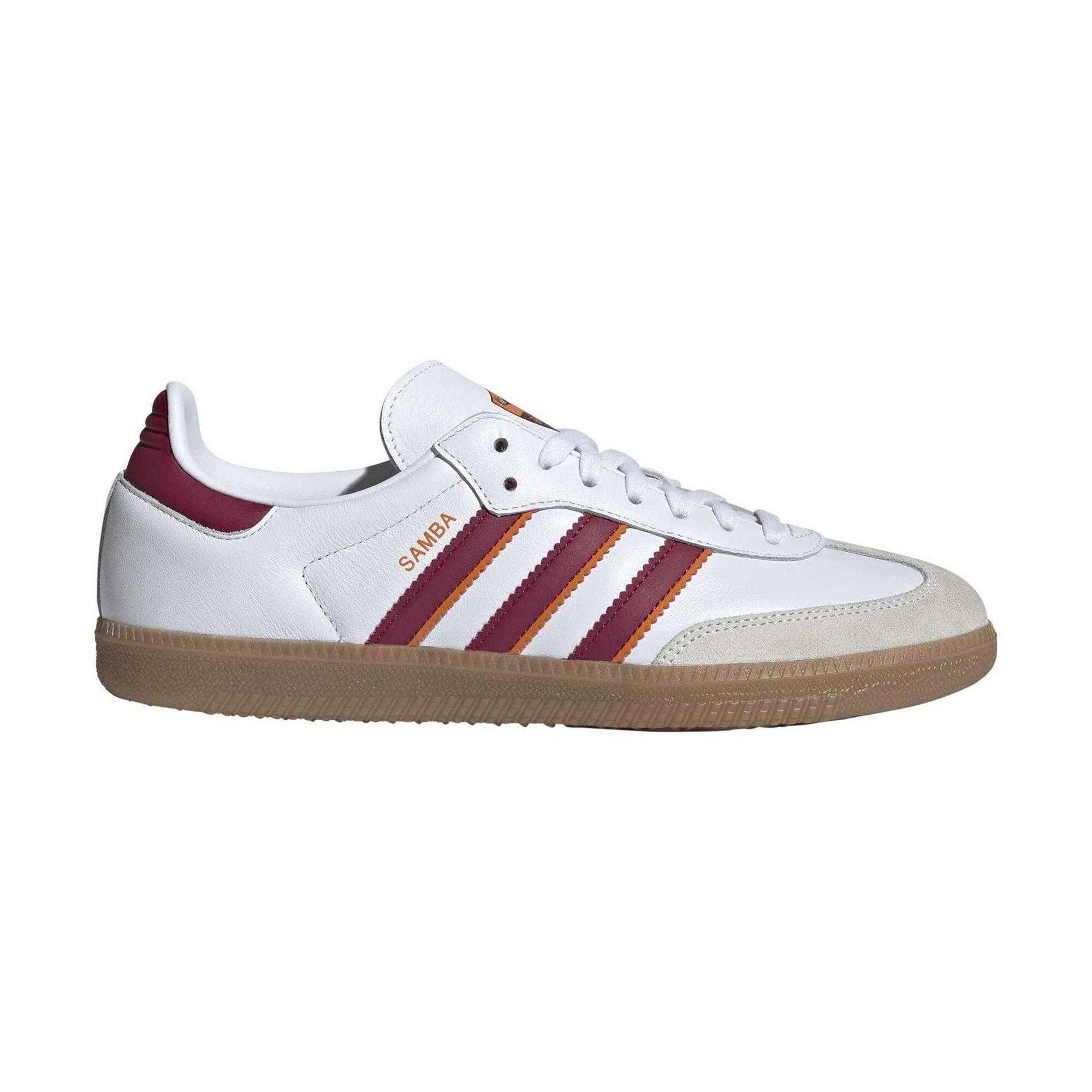 Adidas Mens Samba Leather Lace Up Trainers