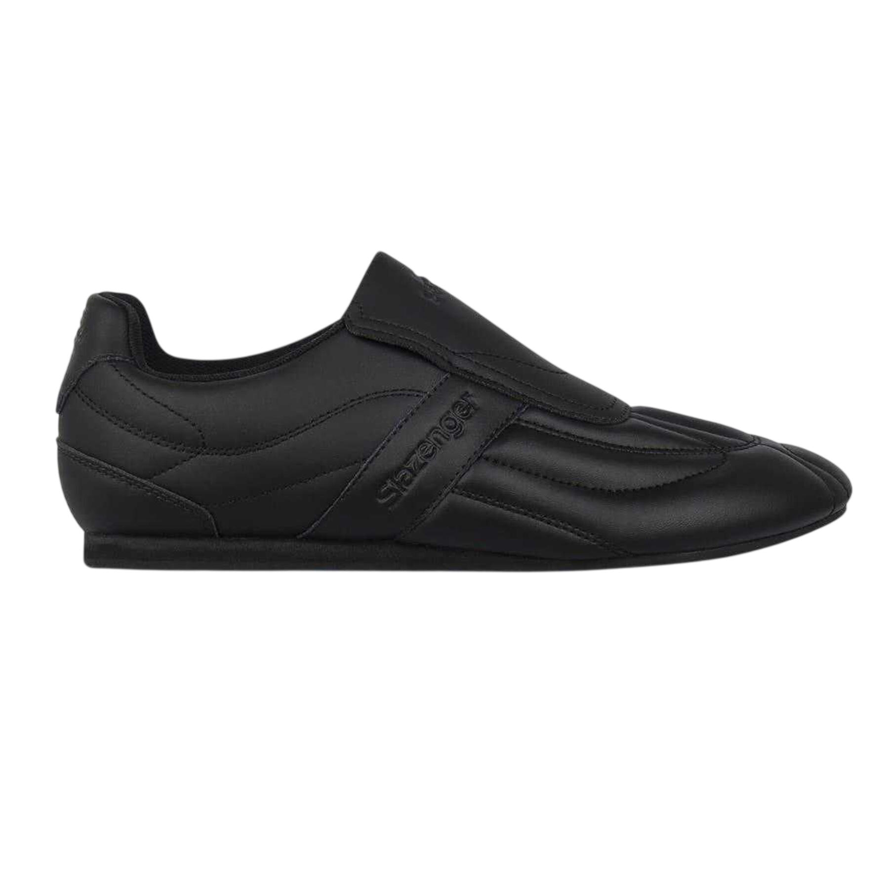 Slazenger Mens Warrior Leather Slip-on Trainers