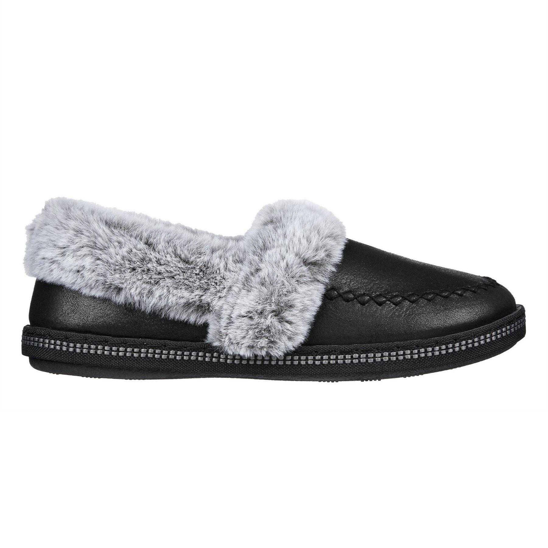 Skechers Womens/Ladies Cosy CampF Leather Slippers