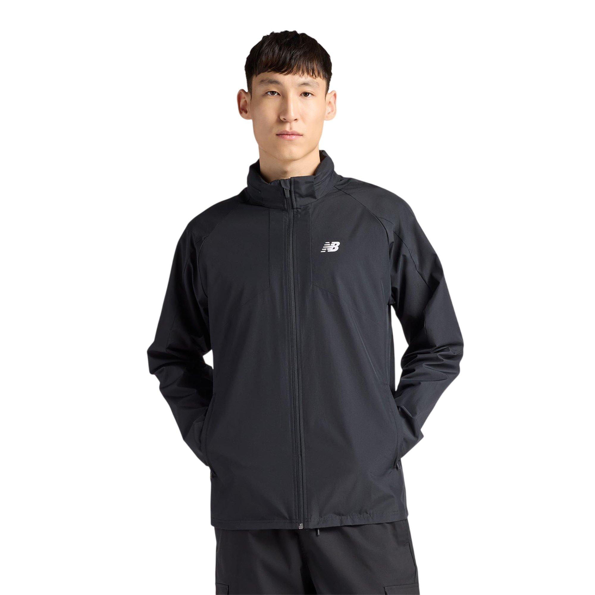New Balance Mens Two Tone Woven Hooded Jacket