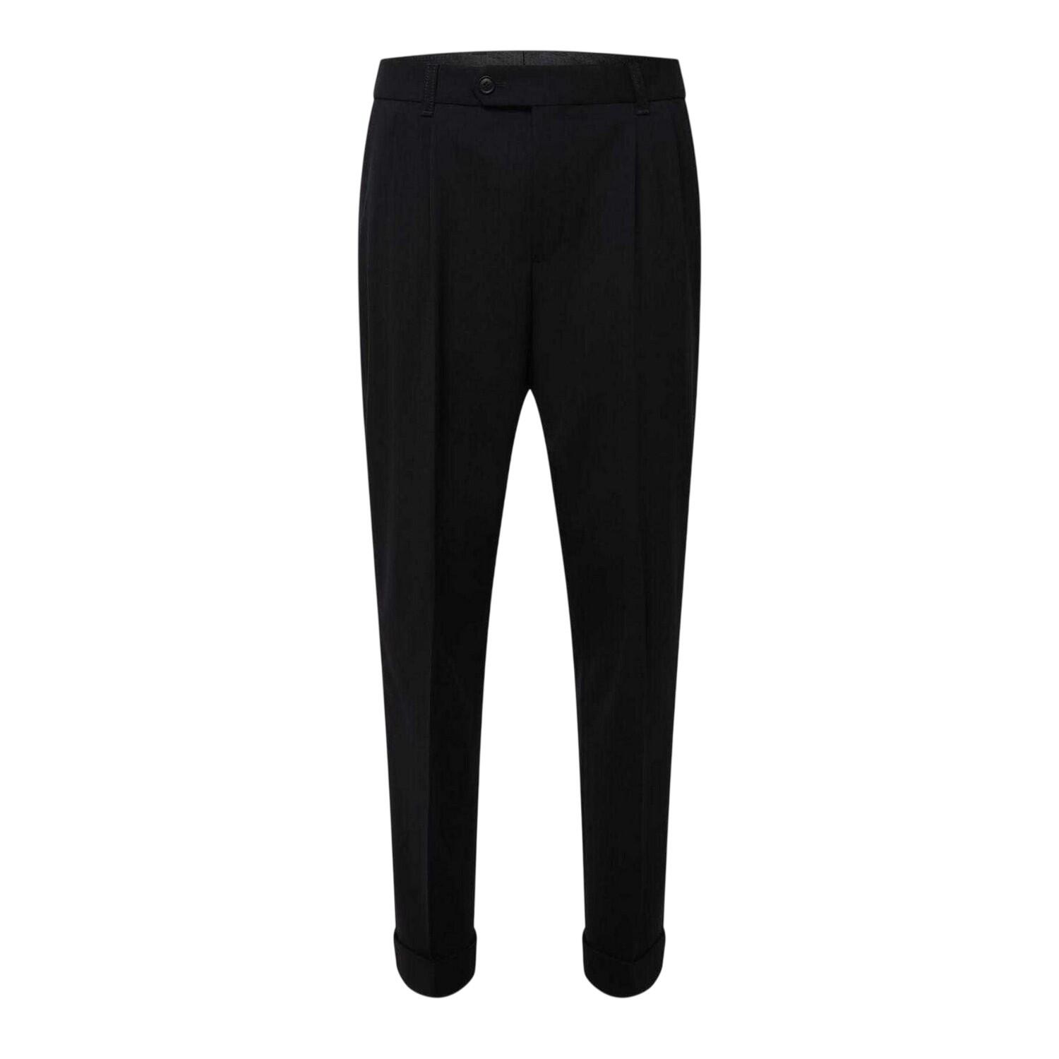 Boss Mens Perin Virgin Wool Tapered Trousers