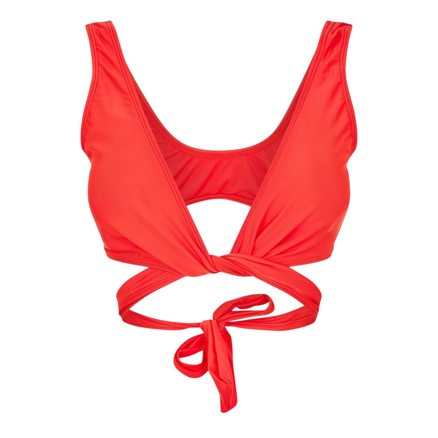 Brave Soul Womens/Ladies Wrap Front Bikini Top