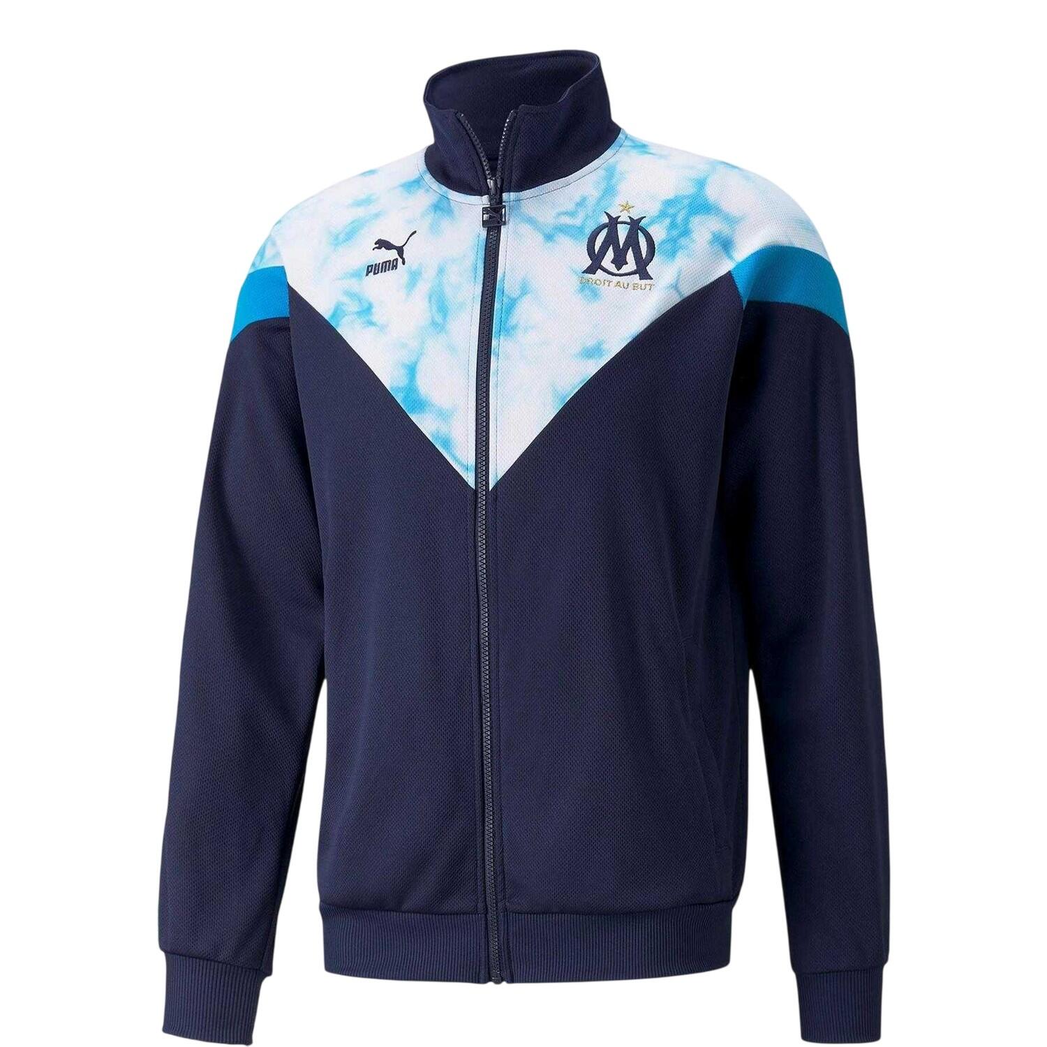 Puma Mens Olympique De Marseille FC Track Jacket