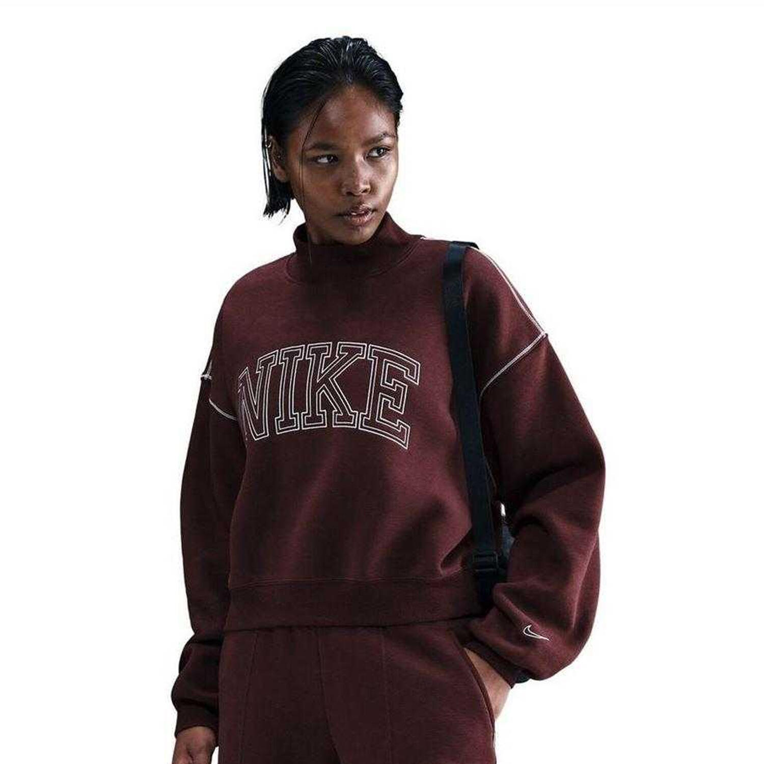 Nike Womens/Ladies Phoenix Speed Embroidered Logo Sweatshirt